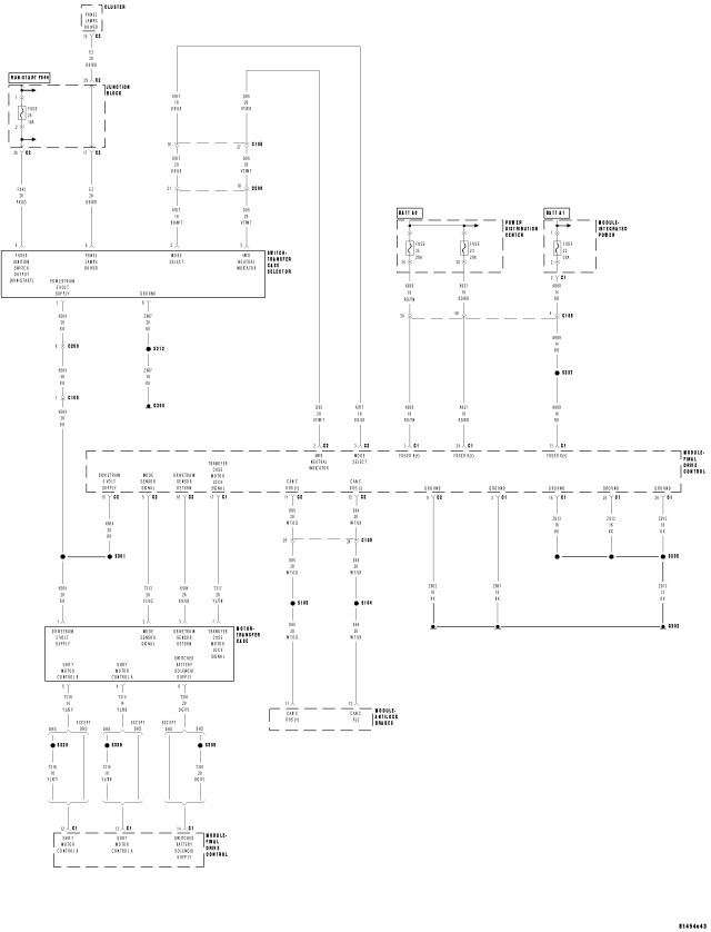 C1438TRANSFER CASE DIFFERENTIAL CLUTCH WORN JEEP Commander 2007 DIY